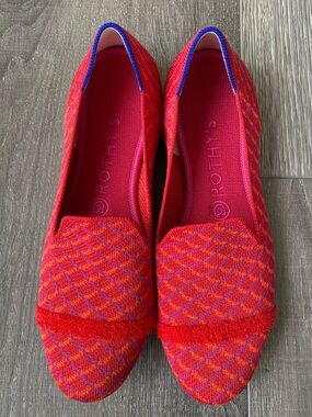 Rothy's Women's Pomegranate Grid loafer Size 8.5
